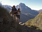 Dal Rifugio Barbellino salita al PIZZO DEL DIAVOLO DI MALGINA (2926 m.) e discesa a Valbondione il 22 agosto 2010 - FOTOGALLERY